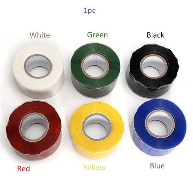 White Double Sided Self Fusing Soft Silicone Adhesive Insulation Heating Tape
